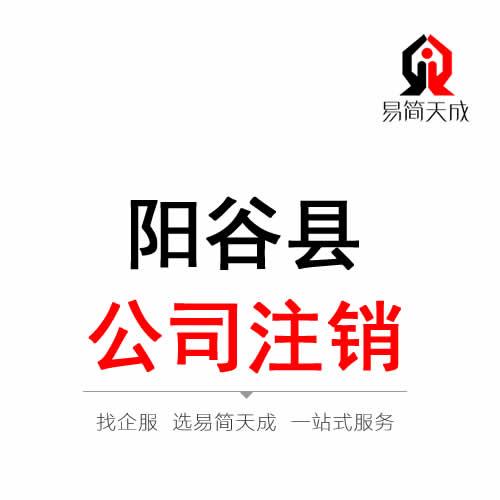 阳谷公司注销代办理